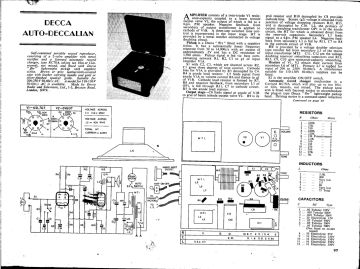 Decca Auto Deccallian schematic circuit diagram